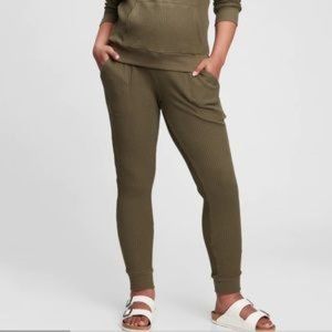 GAP Maternity Waffle Joggers - Under Belly